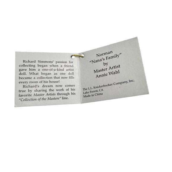 Vintage 2000 Richard Simmons Nana's Family Norman 10 inch Resin Doll - Picture 9 of 16